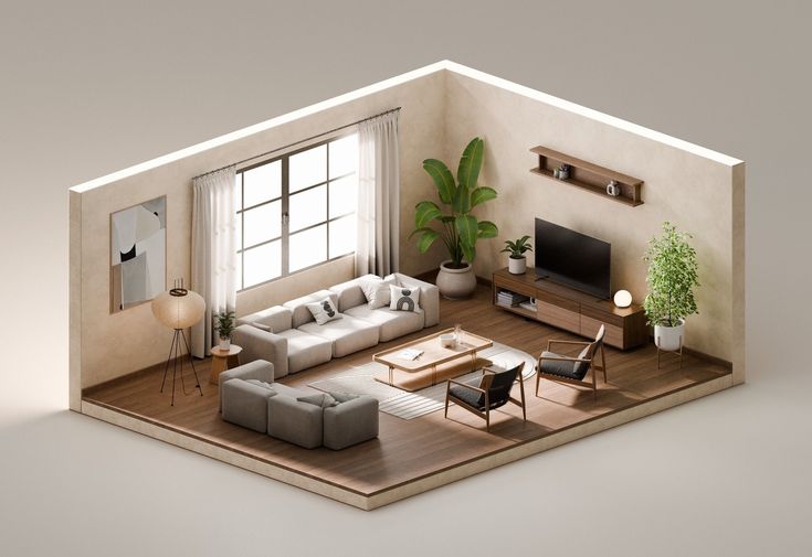 3D Interior Design Visualisation for Homes